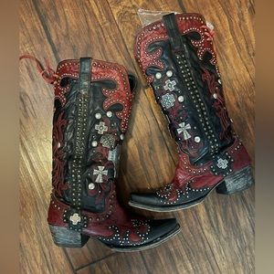 Double D Ranch Ammunition Cowboy Cowgirl Boots Southwestern